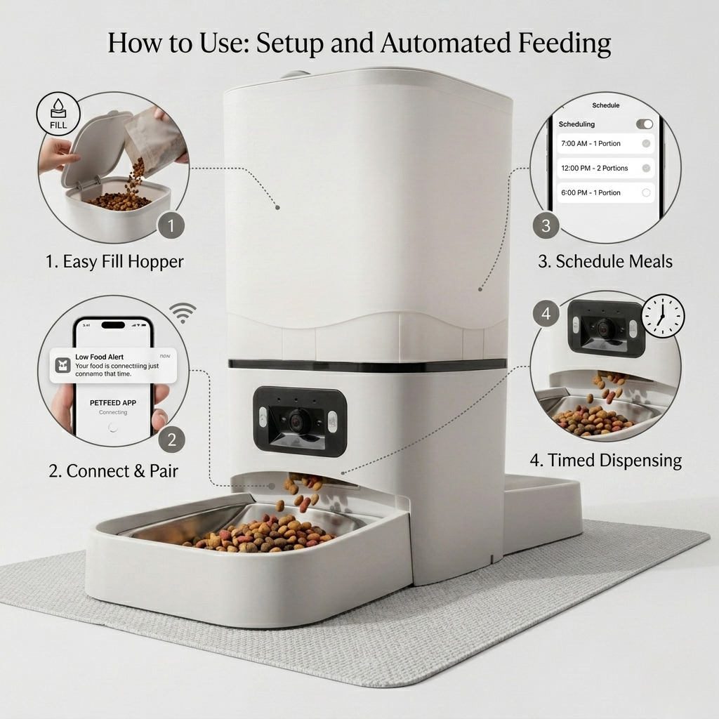 Smart WiFi Pet Feeder