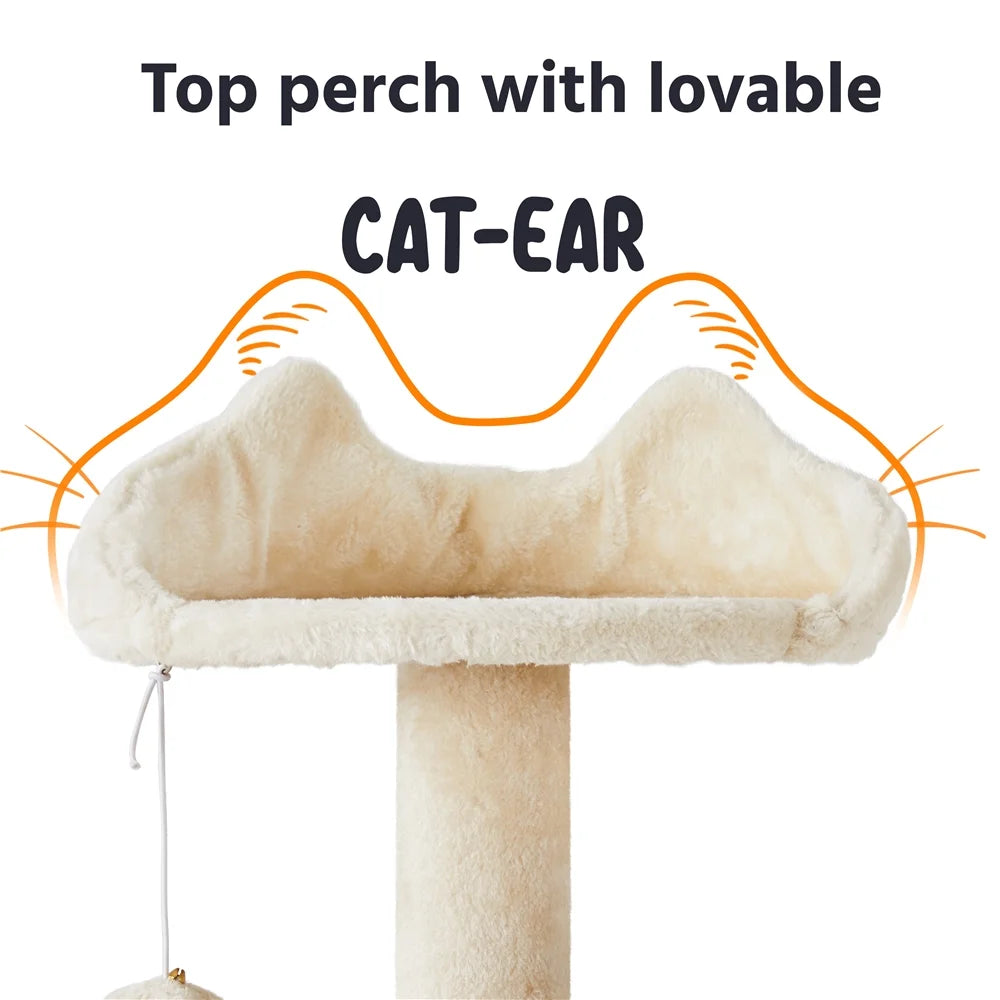 The 70" Double Condo Cat Tower