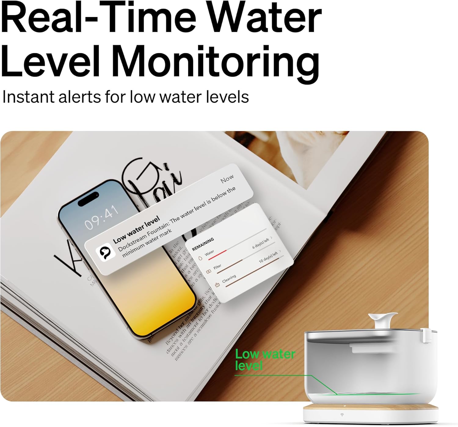 Dockstream App-Connected Fountain