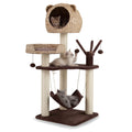 Woven Condo Cat Tree with Hammock